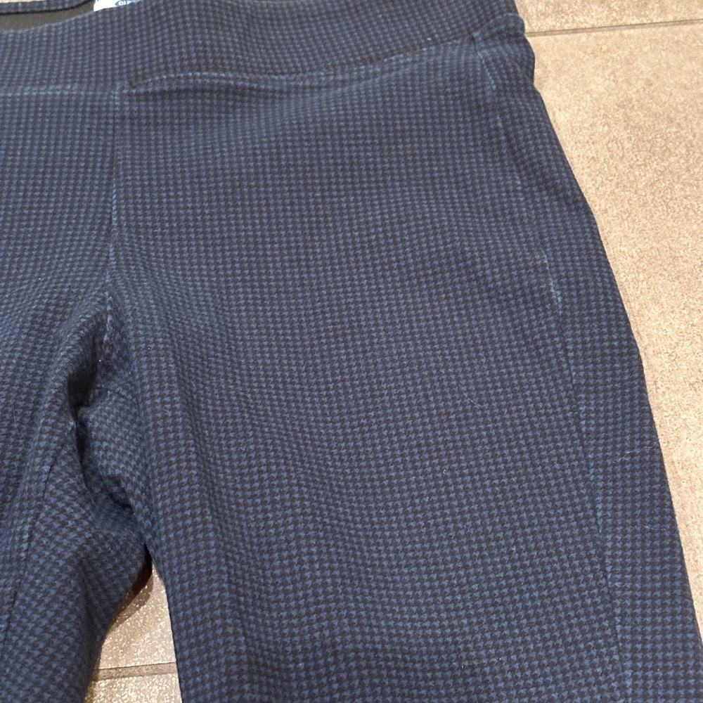 ❤️ Old Navy Navy Blue & Black Herringbone Leggings Size Small